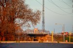 NS GP60 Locomotive crossing the bridge